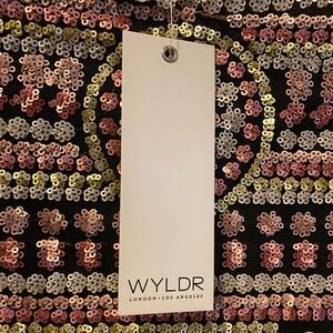 NWT WYLDR Sequin Skirt, Size XS